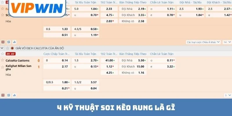 4 kỹ thuật soi kèo rung là gì